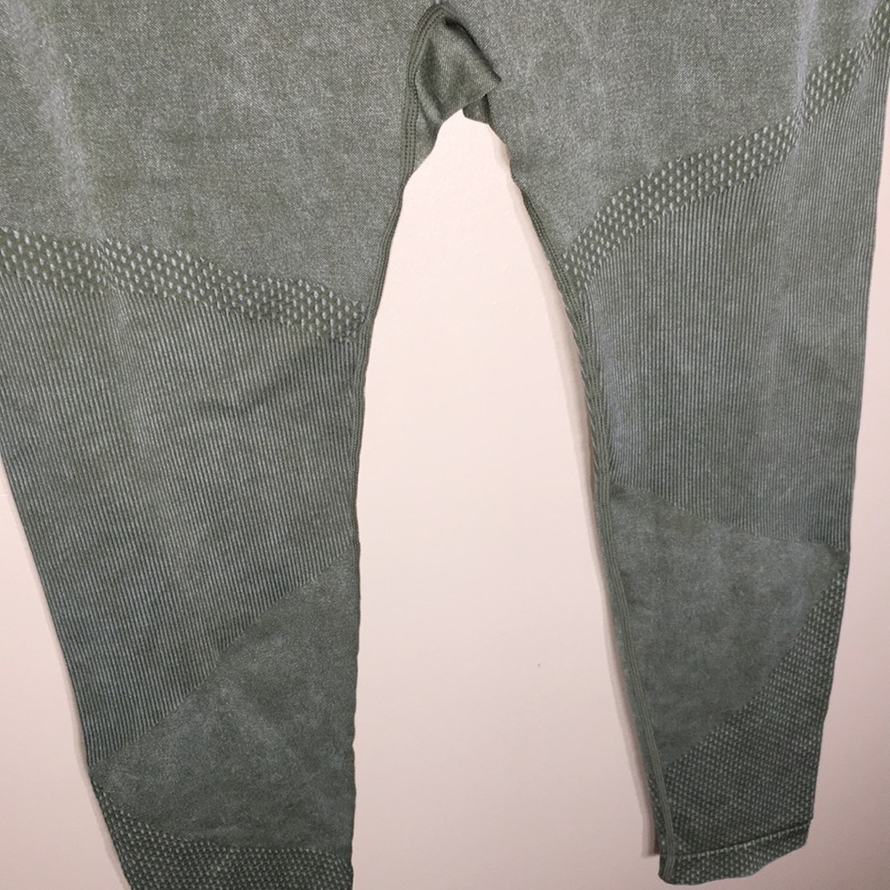 MTA sport seamless leggings size 3X NWT green workout leggings plus size active - Picture 2 of 6